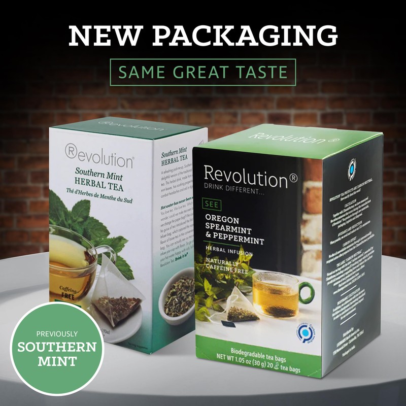 REVOLUTION TEA® Southern Mint [THE ORIGINAL] – Oregon Spearmint &
