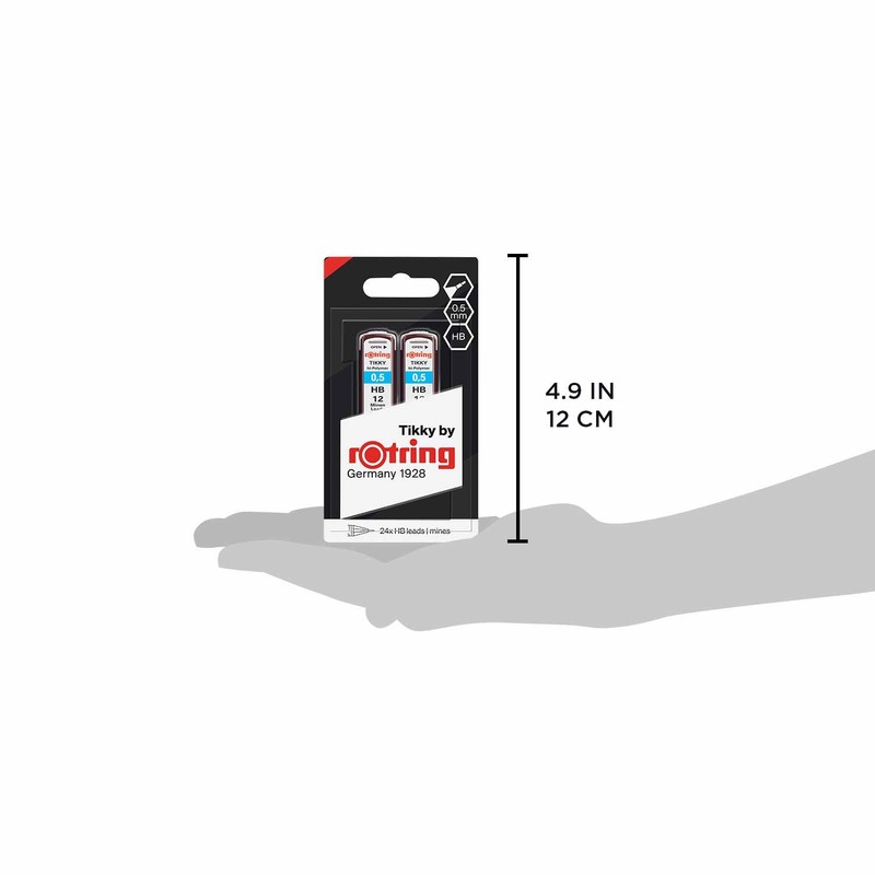 rOtring Tikky Mechanical Pencil Lead Refills | 0.5mm, BB |