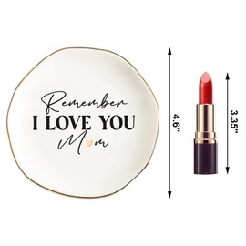 Jewelry Dish Tray Ceramic Trinket Dish And Daughter Rings Birthday Gifts From Daughter Birthday Gifts For In Law I Love You Remember Me