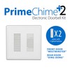 NICOR Lighting PRCP2 PrimeChime Plus 2 Door Bell Kit, White