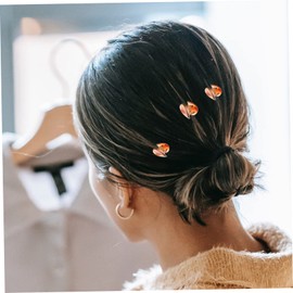 PACKOVE 15pcs Small Round Hair Claw Clips for Mini Hair Accessories Lovely Compact Design for Bangs and Fragments and Routine