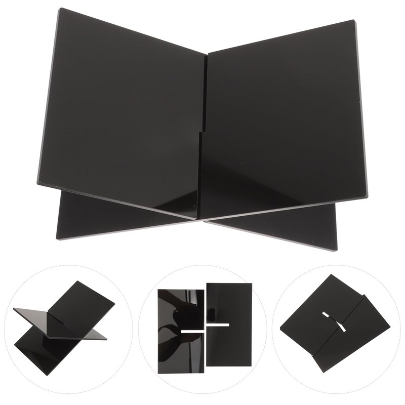 ABOOFAN Acrylic Book Holder Open Large Book Display Stand Reading