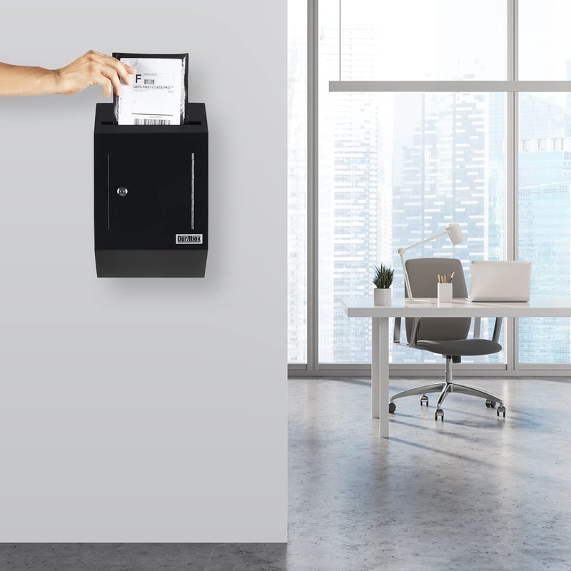 Durabox Heavy Duty Wall Mount Locking Deposit Drop Box Safe