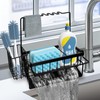 Yazoni Sponge Holder for Kitchen Sink, Rustproof Kitchen Sink Organizer