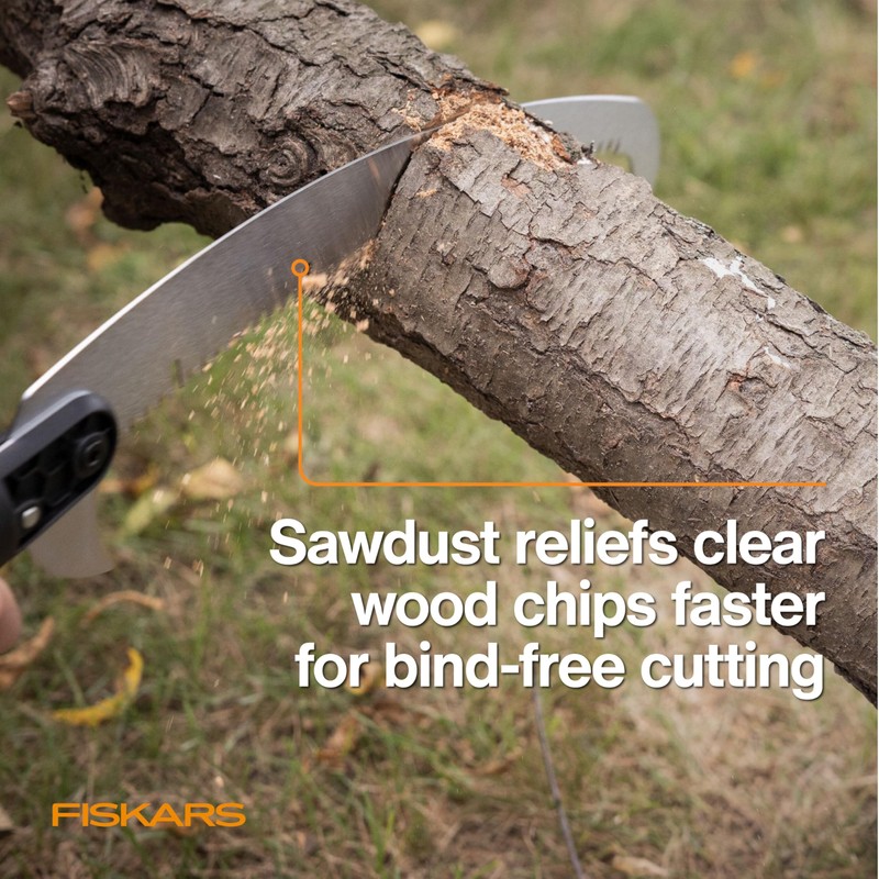 Fiskars XtendControl X3 Double-Hooked Replacement Saw Blade, Triple-Ground Tooth Profile