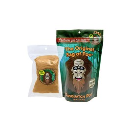 The Original Bag of Poo®, Sasquatch Poo (Black Cherry Flavor Cotton Candy) Novelty Poop Gag Gift. Free sticker inside.