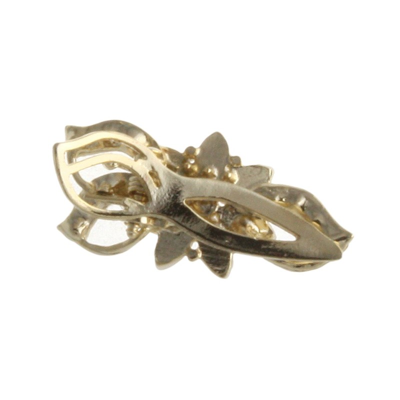 VingTAINE H-634 Elegant Flower Mini Hair Clip, Pearl, Flower Hair