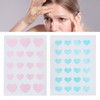 42pcs Pimple Healing Patches Reduce Swelling Diminish Blemishes Heart Shaped