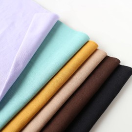 LECIEN COSMO Embroidery Cloth Free Stitching Cotton Cloth Pre-cut Black (1) 13.8 x 20.5 inches (35 x 52 cm) 0000021700