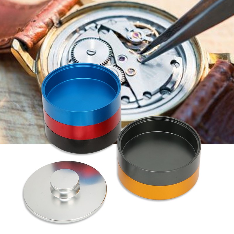 Watch Oil Washing Jar Aluminium Alloy 5 Layers Watch Movement