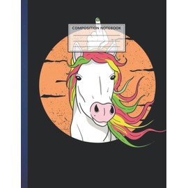 Composition Notebook : girls kids unicorn cutest pumpkin 110 Pages & 8.5x11 inches College Ruled Notebook, Premium Journal Notebooks for School, Journal Notebook, Lined paper BK157