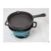 HAWOK Cast Iron Mini Skillet, Round Pan, Mini Server, DIA