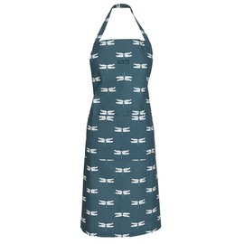 Sophie Allport - Dragonfly Unisex Adult Kitchen Apron, 100% Cotton, with Adjustable Neck Strap and Front Pocket