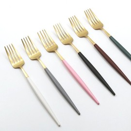 (All-round) Mont Blanc Eiffel/Bijou Gold Dinner Fork / (올라운드)몽블랑 에펠비쥬 골드 디너포크