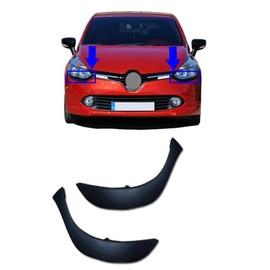 2 X FRONT BUMPER HEADLIGHT MOULDING TRIM LEFT AND RIGHT PAIR FITS RENAULT CLIO MK4 260E03800R