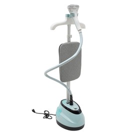 Garment Steamer for Clothes,Freestanding Professional Steamer with Garment Hanger Ironing Board,Commercial Steamer Clothes Steaming Machine Stand for Silk Fiber Nylon Polyester (Blue)