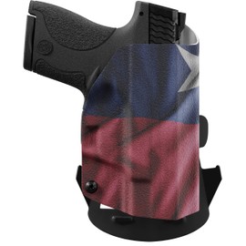 We The People Holsters - Texas Flag - Left Hand - OWB Holster Compatible with Ruger LC9/LC9s/LC380/EC9s