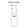 Volteck PA-APDO15-LB, Placa armada blanca 2 interruptores sencillos línea Lisboa