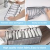Abnaok 6 Pcs Clothes Storage Organiser for Wardrobe, Foldable Drawer
