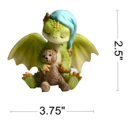 Gemmia Fairy Garden Dragon Figurine- Love Dragon