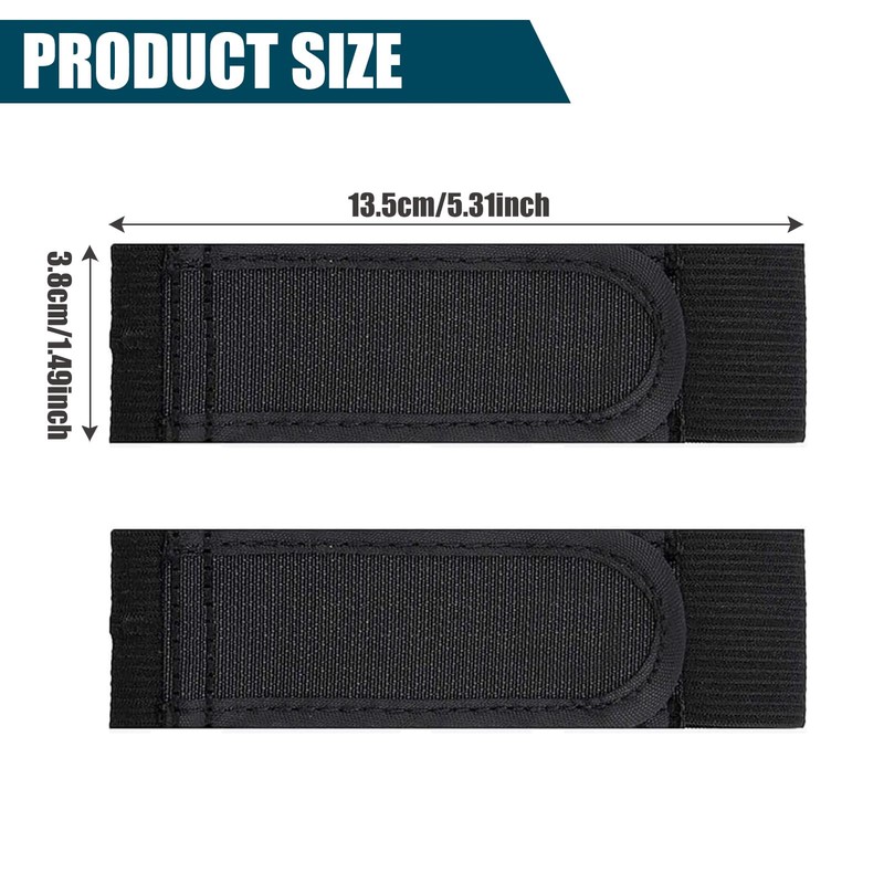Tweozek 2 Pack No Buckle Belt, Adjustable Jeans Side Belts,