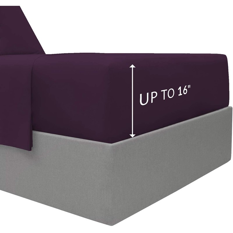 Rohi Luxury Extra Deep 16" 40CM Deep Fitted Bed Sheets