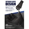 f-min Outdoor Gloves (Smartphone Compatible), Cold Weather Gloves, Unisex, gray