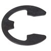 Durable Spring Steel E-Clips with Black Oxide Finish (10, 1/16")