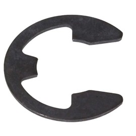 Durable Spring Steel E-Clips with Black Oxide Finish (10, 1/16")