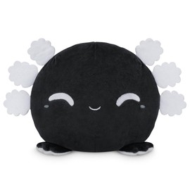 Teeturtle Reversible 6" Rubber Hose Axolotl Plushie - Black and White Retro Cartoon - Kawaii Soft Cute Stuffed Animals