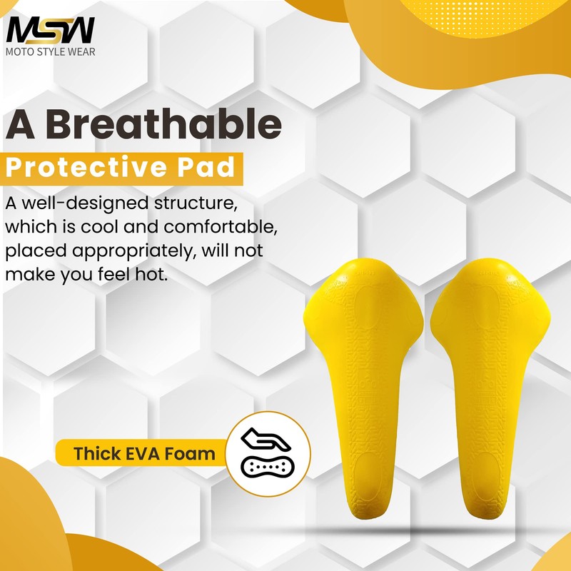 MOTOSTYLEWEAR – CE 2 Approve Knee Protective Pads, Level 2