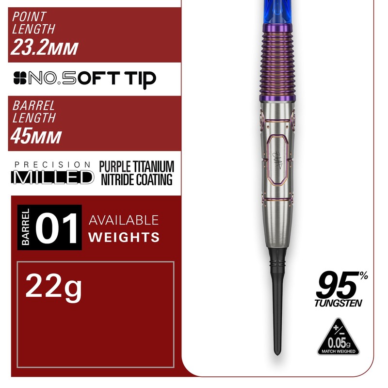 Target Japan Rising Sun G9 95% Tungsten K-Flex NO5 Soft