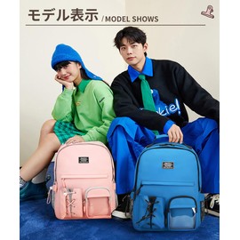 Women's Backpack, Men's, Korean Rucksack, Large Capacity, Fashion, Popular, Lightweight, School, College, Cute, Casual, Work, Travel, Town, Gift, Unisex, Rucksack, Women's, Pink