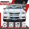 HECASA Front Bumper Grill Upper Grille Compatible with 2013 2014
