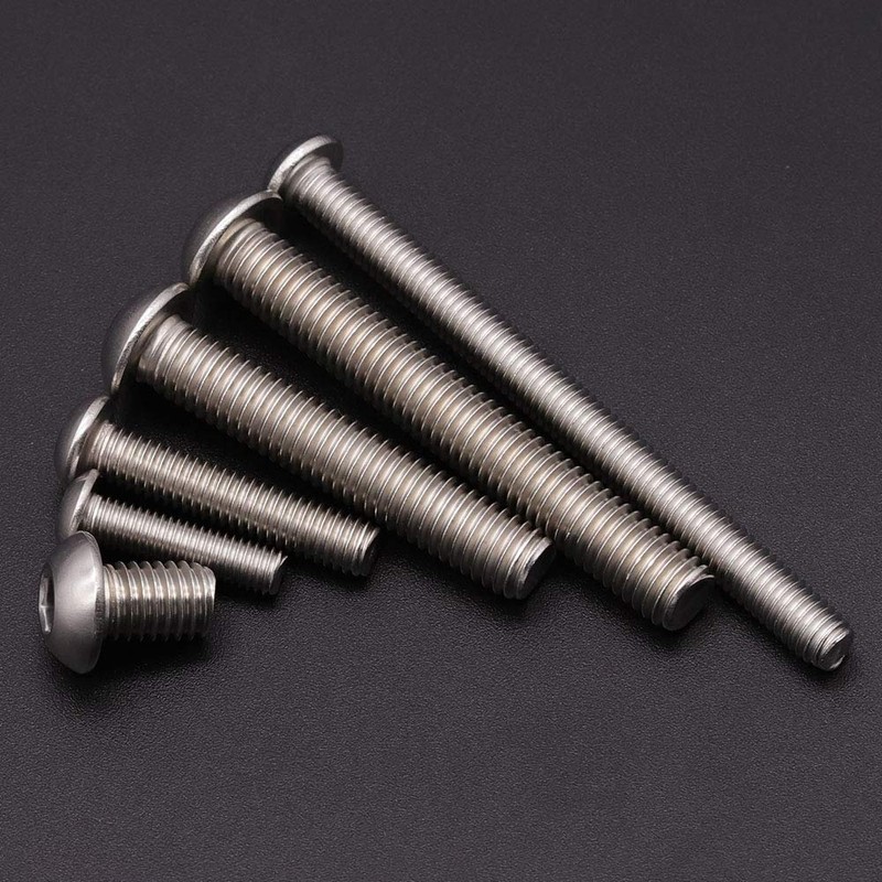RoyceMart 1/4-20 x 2-3/4" (10 Pack) Hex Socket Button Head