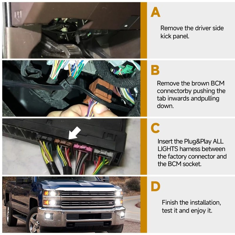 All Lights Mod 6 High Mod for 2015-2023 Chevy Tahoe