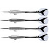 Harrows Silver Shark Steel Tip Dart Set, 21gm
