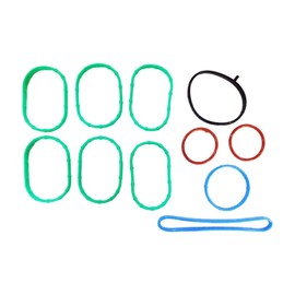 Engine Intake Manifold Gasket Set Compatible with 2015-2017 for Ford Expedition 3.5L;2015-2016 for Ford F-150 2.7L OE MS97331