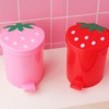 PRETYZOOM Mini Trash Can, Cute Strawberry Trash Can Desktop Rubbish