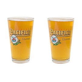 Pacifico Cerveza Mexican Beer Pint Glass | Set of 2 Glasses