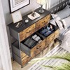 DWVO 8-Drawer Fabric Dresser, Furniture Storage Tower Cabinet, Organizer for
