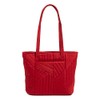 Vera Bradley Women's Cotton Small Vera Tote Bag, Cardinal Red,