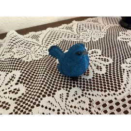 Unbranded Blue Bird Figurine Statue Shelf Sitter Garden