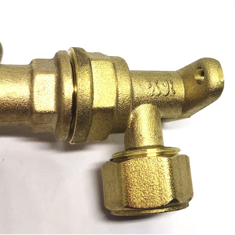 SEIWEI Outdoor Tap 1/2" Standard Garden Hose Connector with Wall