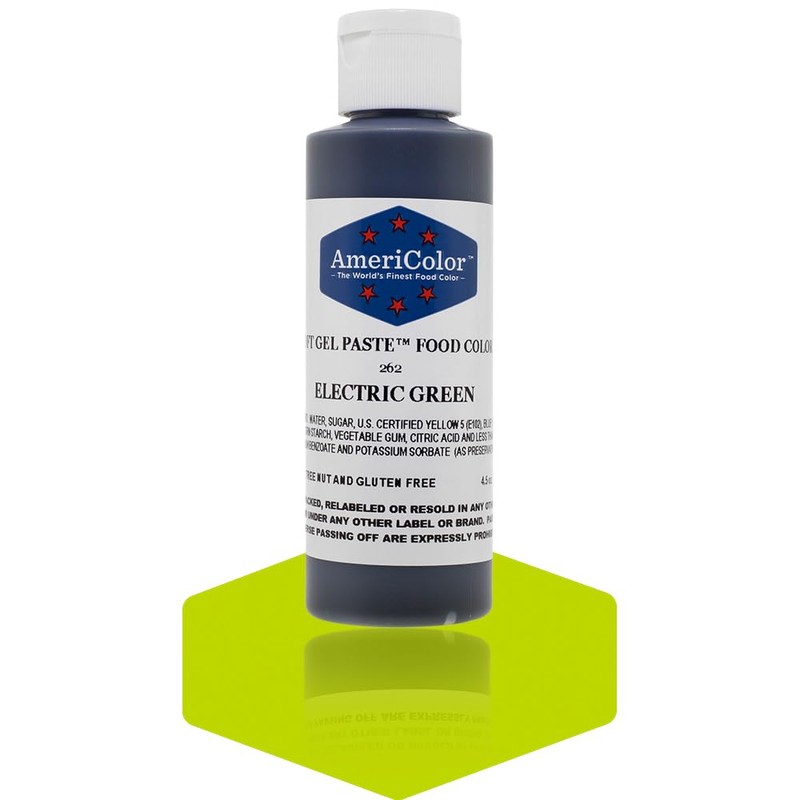 Americolor Soft Gel Paste 4.5 oz. - Electric Green