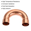 MECCANIXITY 180 Degree Return Bend Copper Fitting Welded Elbow Connection,