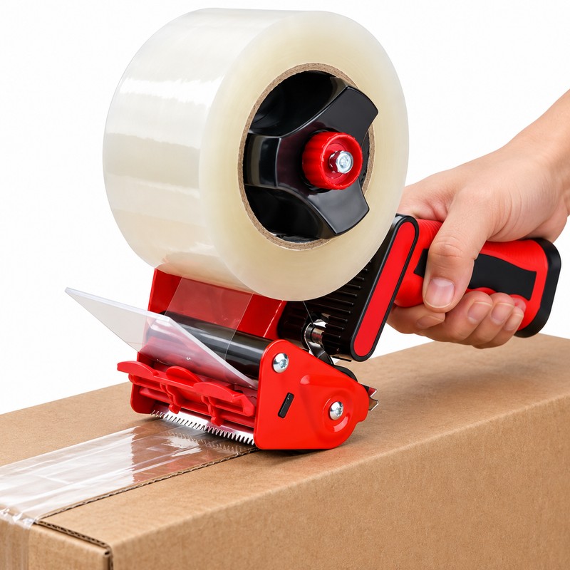 Handheld Packing Tape Dispenser for Carton Sealing – Thickened Metal