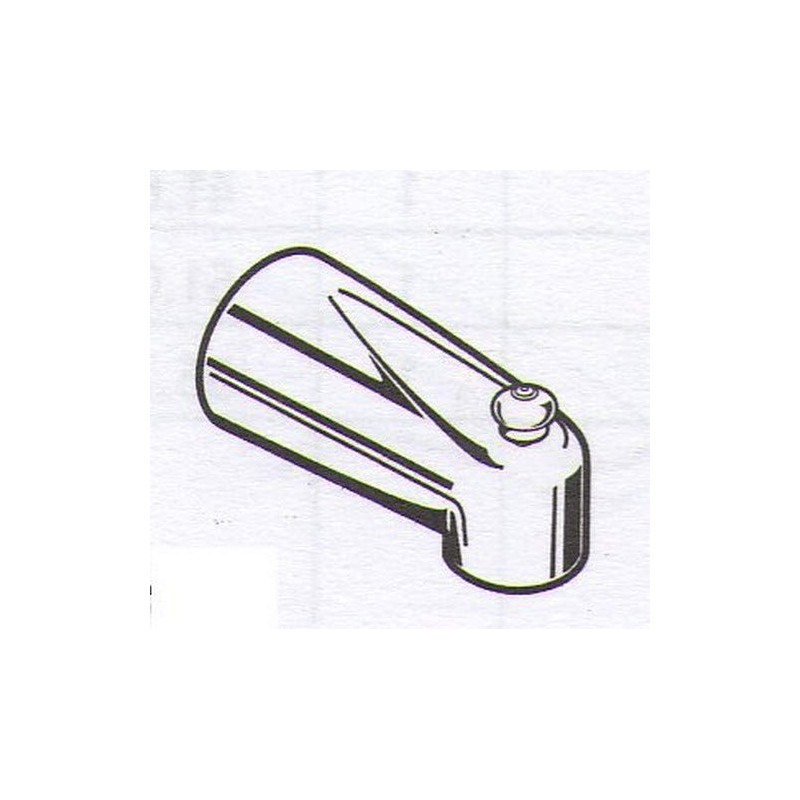 Delta Faucet RP41591SS Tub Spout for Pull-Up Diverter, Stainless, 0.5