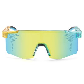 ACEXPNM Kids Sunglasses Youth Baseball Sunglasses UV400 Sports Sun Glasses For Boys Girls Children TR90 Teengers Shades (TY3)