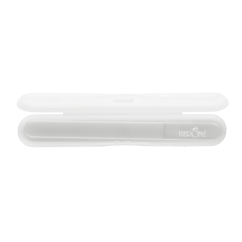 Herome Combi Pack Cuticle Pusher, Glass Nail File Pocket Size